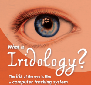 Iridology image of the eye