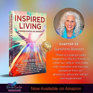 Sunshine Beeson's Chapter, inside Inspired Living Book